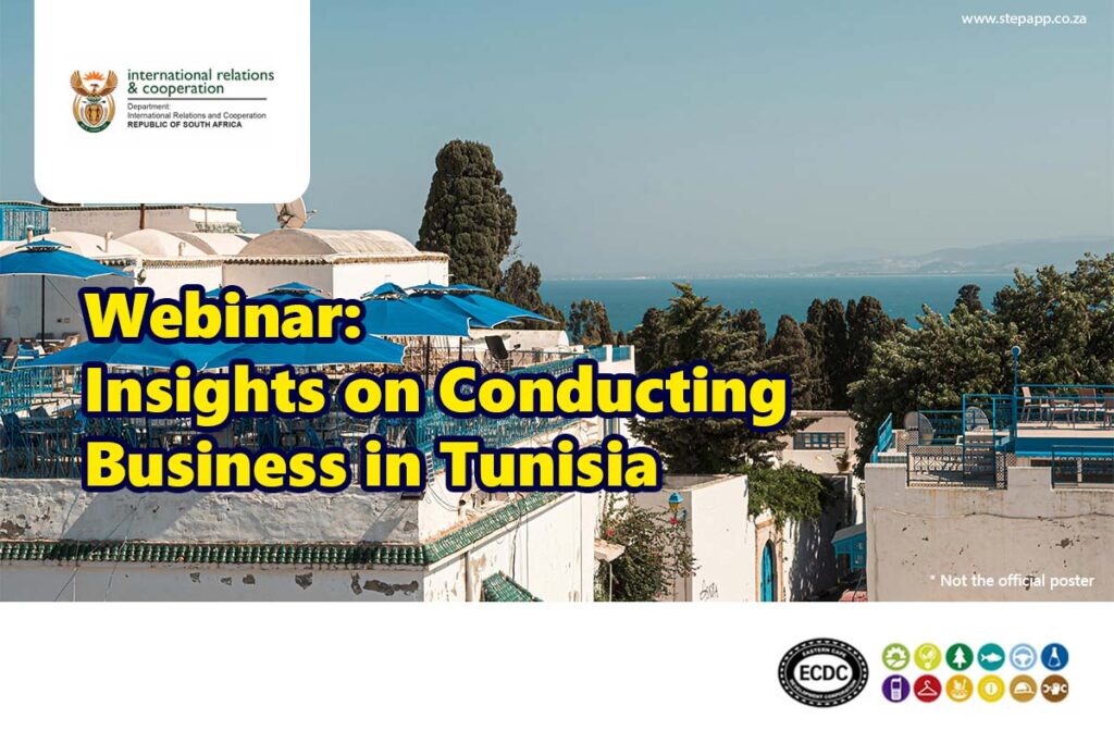 ECDC Tunisia Business Webinar: Unlocking North African Export Opportunities