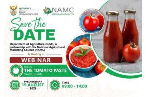 Join the NAMC Tomato Paste Value Chain Webinar